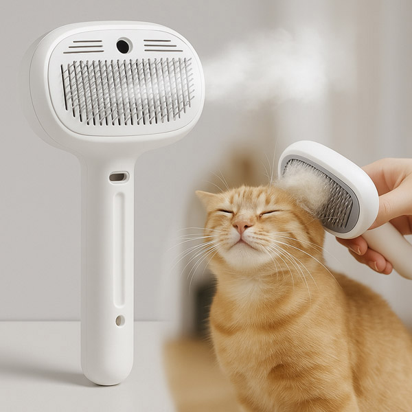Акумулаторна Четка с Пара За Домашни Любимци - GROOMSY®, akumulatorna chetka s para za domashni lubimci groomsy