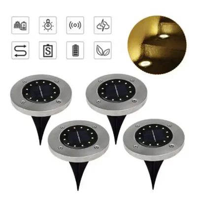 ЛИКВИДАЦИЯ! Комплект 4 бр. соларни лампи за градина и тераса Lumigard®