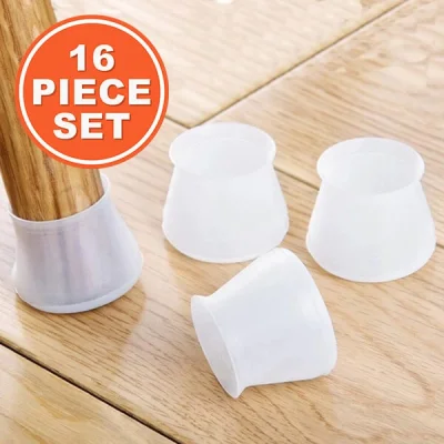 🛋️ LEGGIES®: 16бр Революционни Силиконови Протектори за Мебели - Защитете Вашия Дом! 🏠