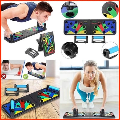 Многофункционална Преносима Дъска за Лицеви Опори MUSCLEPLATE®
