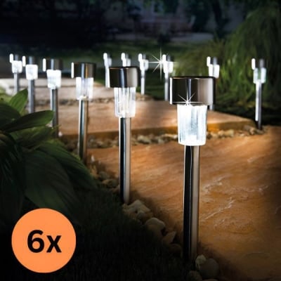 Комплект 6 бр. Външни Соларни Лампи – SOLSTRE®