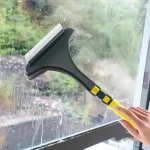 2в1 Четка с Гума За Почистване На Прозорци и Комарници - DUSTREL®, 2v1 chetka s guma za pochistvane na prozorci i komarnic dustrel