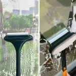 2в1 Четка с Гума За Почистване На Прозорци и Комарници - DUSTREL®, 2v1 chetka s guma za pochistvane na prozorci i komarnic dustrel