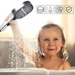 3в1 Душ Слушалка с Високо Налягане - MEGASHOWER®, 3v1 dush slushalka s visoko nalyagane megashower