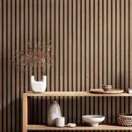 Елегантен Стикер За Стена с Дървесен Ефект - LINEWALL®, eleganten stiker za stena s darvesen efekt linewall