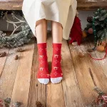 Комплект от 5 чифта комфортни и топли зимни чорапи - SANTASOCKS®, komplekt ot 5 chifta komfortni i topli zimni chorapi santasocks