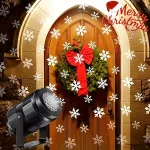 LED Прожектор Със Снежинки - WINTERGLOW®, led projektor sas snejinki winterglow