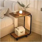 Подвижна C-образна Масичка На Колелца - DESKCART®, podvijna c obrazna masichka na kolelca deskcart