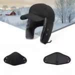 Топла Зимна Шапка с Маска За Уста - BOMBERKO®, topla zimna shapka s maska za usta bomberko