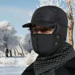 Топла Зимна Шапка с Маска За Уста - BOMBERKO®, topla zimna shapka s maska za usta bomberko