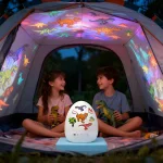 Вълшебна Музикална Нощна Лампа-Проектор - DINODREAM®, valshebna muzikalna noschna lampa proektor dinodream
