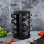 Въртящ Се Органайзер За Подправки с 16 Стъклени Бурканчета – SPICORA®, vartyasch se organaizer za podpravki s 16 stakleni burkancheta spicora