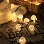 Водоустойчив Соларен LED Гирлянд - SOLARKE®, vodoustoichiv solaren led girlyand solarke